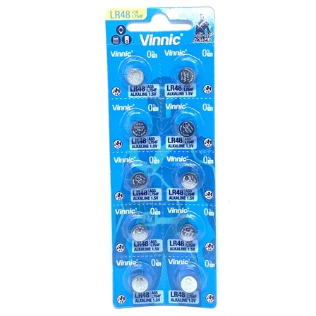 Vinnic L754F LR48 LR754 AG5 Original Alkaline Battery PCS