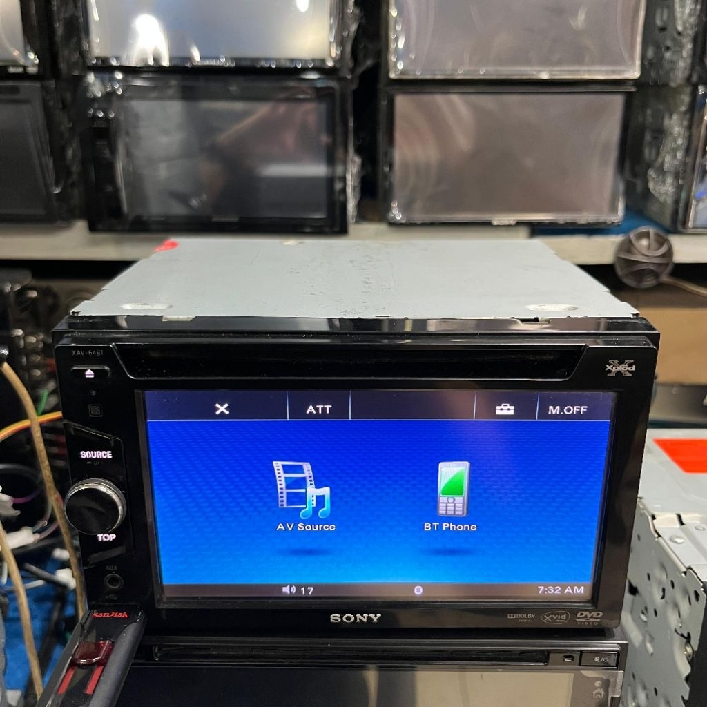 Head unit Sony Bluetooth XAV 64 BT