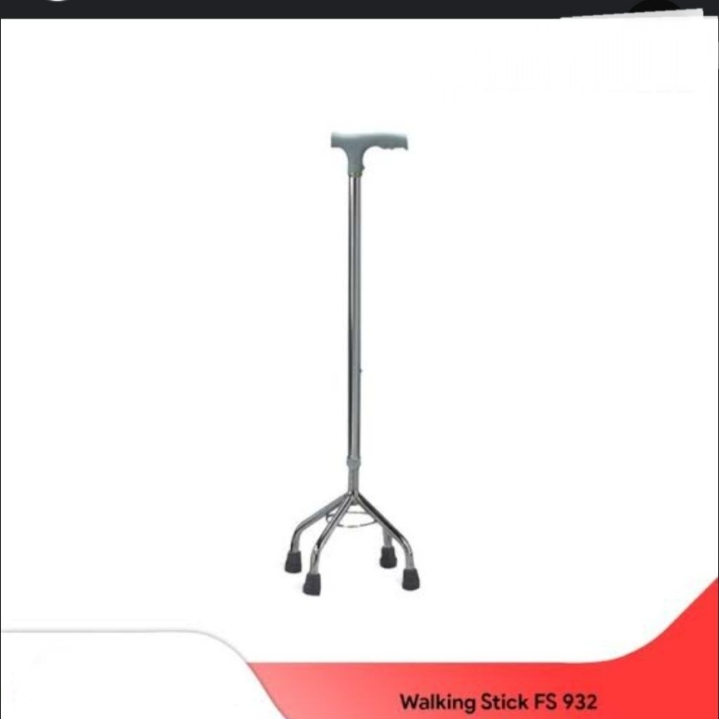 GEA Tongkat kaki 4 FS 932 Gea / Alat Bantu Jalan Tongkat Piramid FS 932 Gea / Walking Stick Gea
