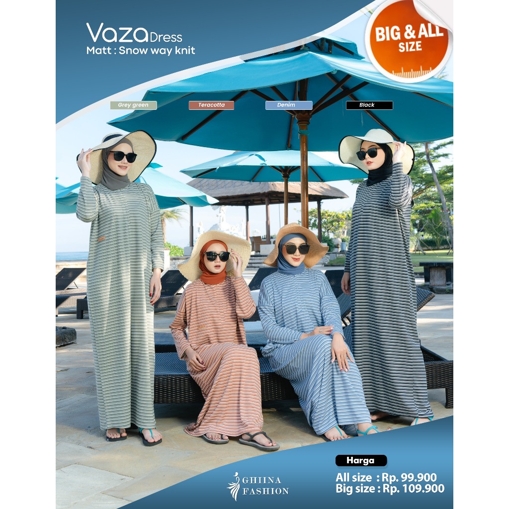 VAZA DRESS ORI BY GHINA FASHION
