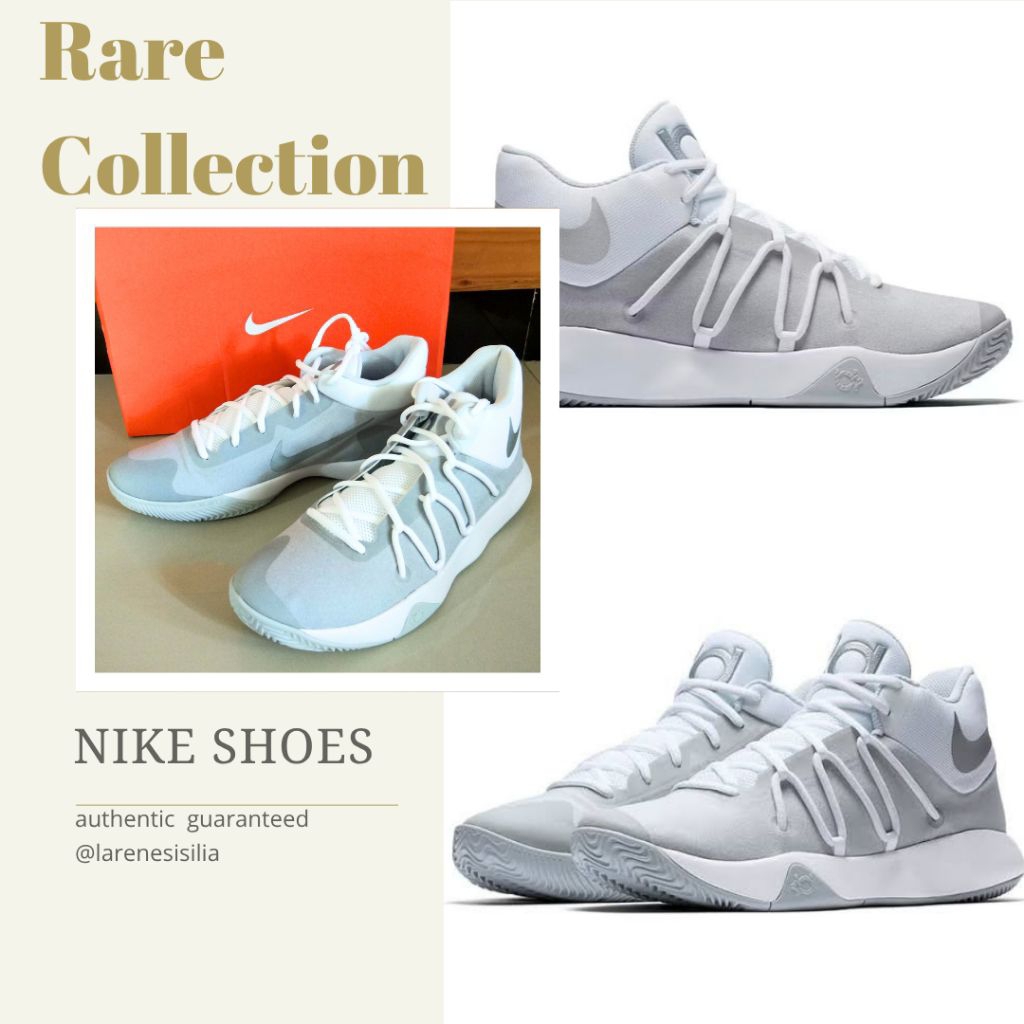 Sepatu Nike KD Trey 5 V White Pure Platinum - ORIGINAL - Sepatu Basket Size 44