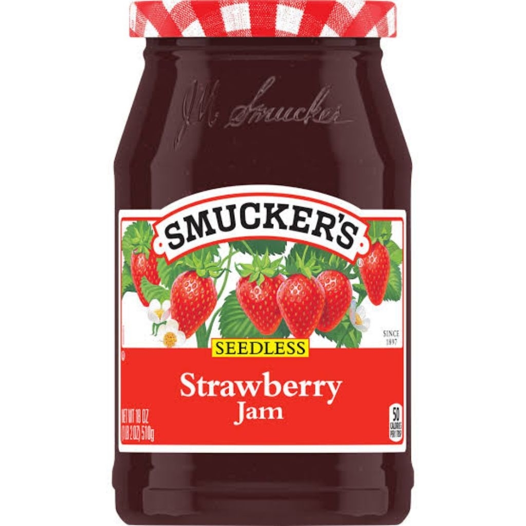 

smucker's strawberry jam 510g selai strawberry
