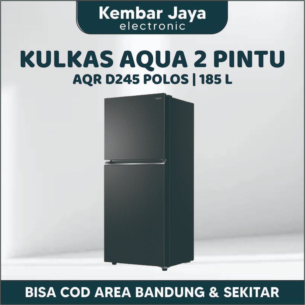 KULKAS AQUA JAPAN AQRD 245 DSLEMARI ES 2 PINTU AQRD 245 LOW WATT
