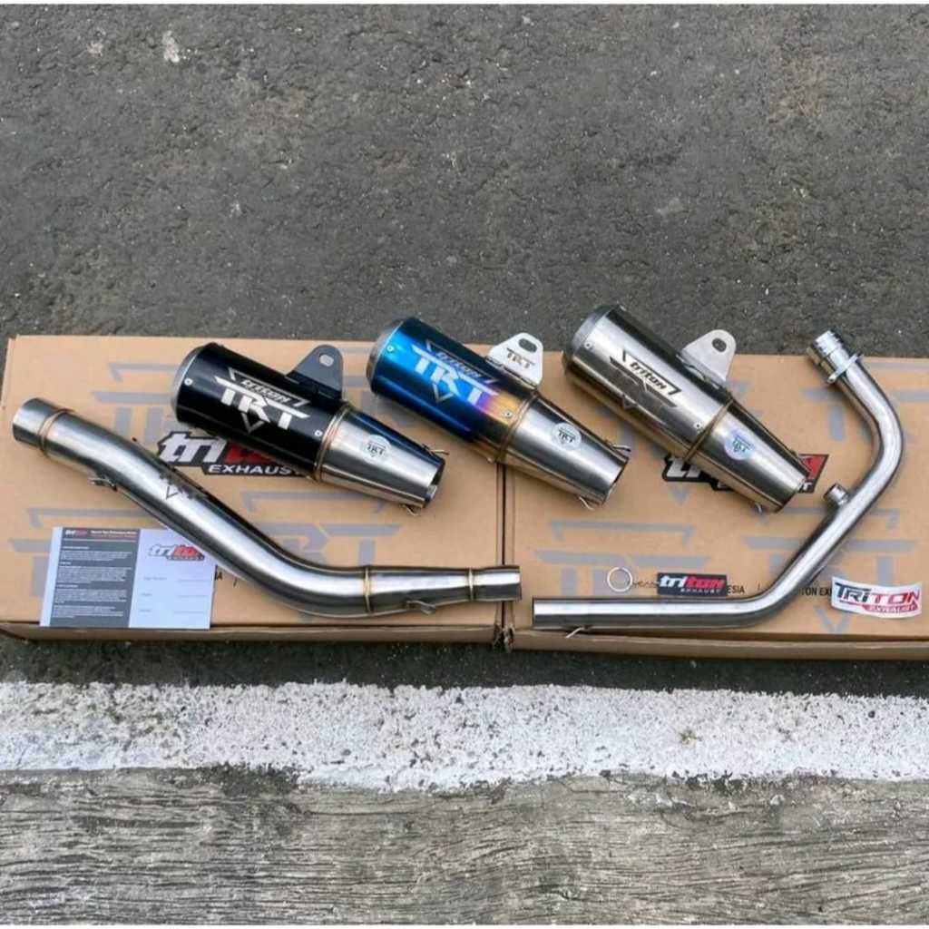 Knalpot Racing Cb150r, Cbr 150r, R15, Vixion, GSX 150 Triton Exhaust type GT-5 Fullsystem