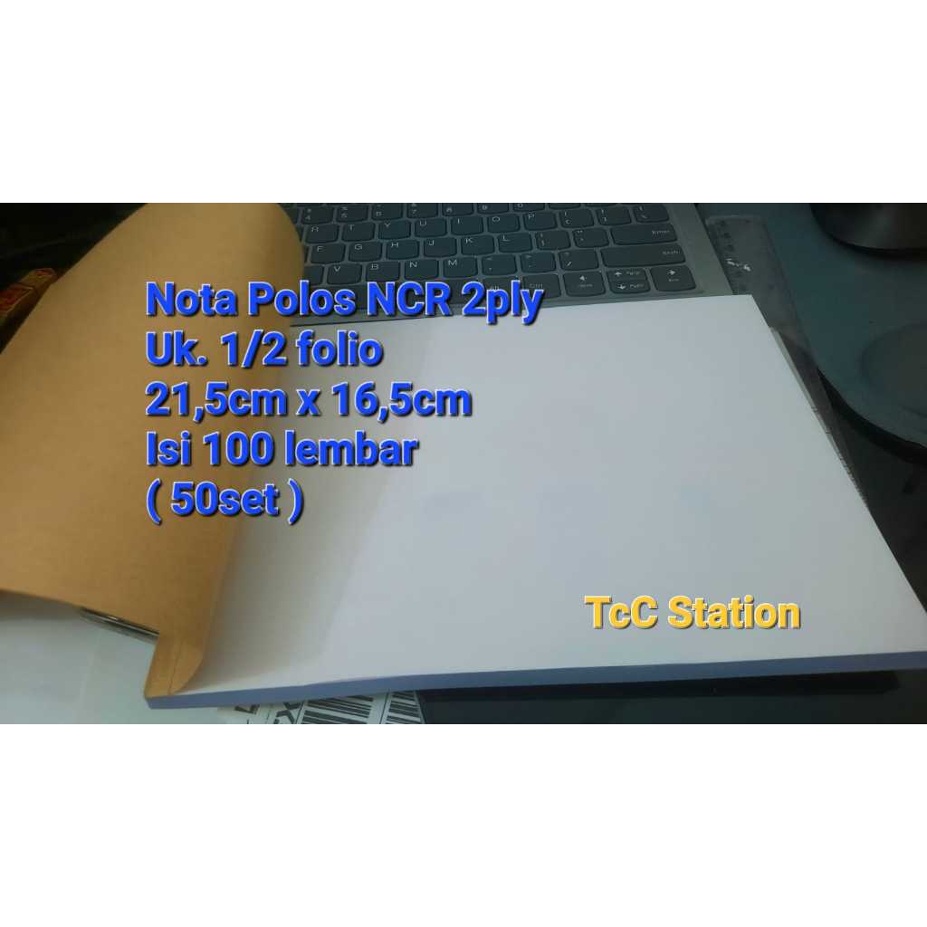 

Nota Polos 2 ply 1/2 folio buku bon polos 2 rangkap isi 100 lembar nota polos NCR 1/2 folio rangkap 2 isi 100 lbr 50 set putih merah Bon Polos 1/2 folio Nota Polos 1/2 folio isi 100 lembar Nota Kosongan