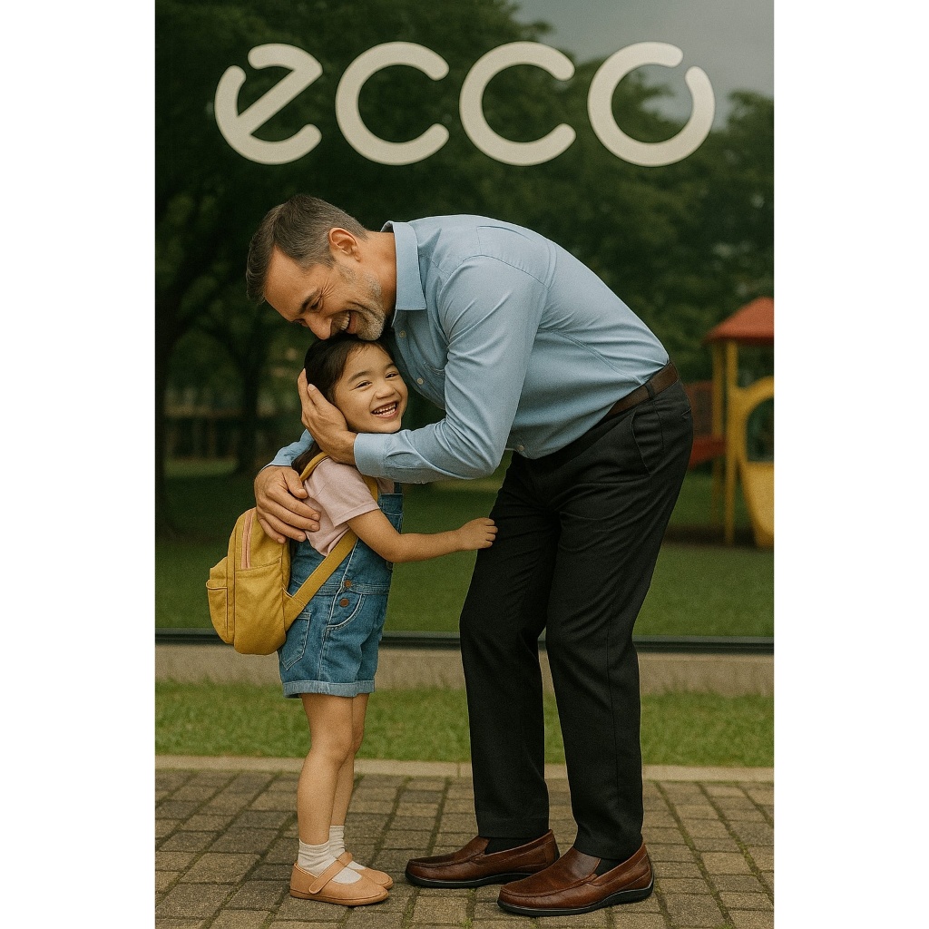Sepatu Second Original Kulit Slip On ECCO