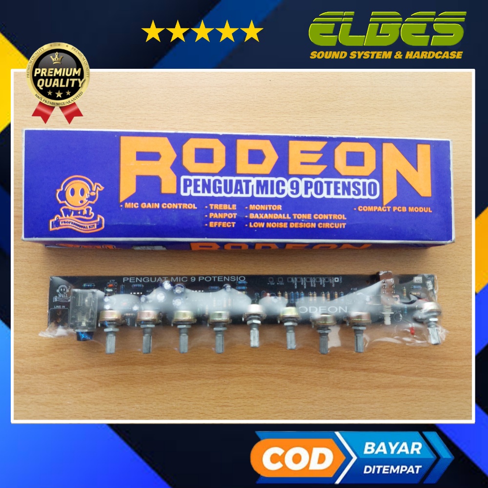 KIT PENGUAT MIC RODEON PENGUAT 9 potensio