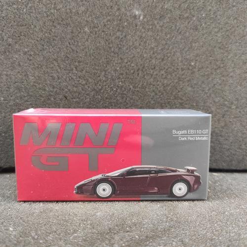 MINI GT 806 BUGATTI EB110 GT DARK RED METALLIC
