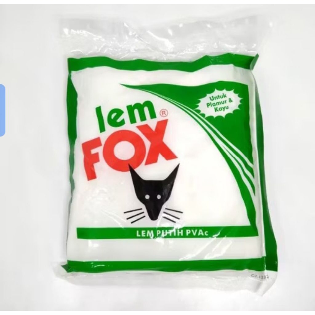 

LEM FOX PUTIH HIJAU KAYU/PLAMIR 700GR