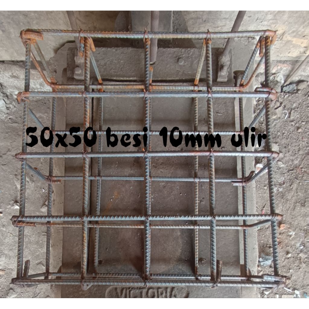 cakar ayam 50x50 besi 10mm ulirSNI