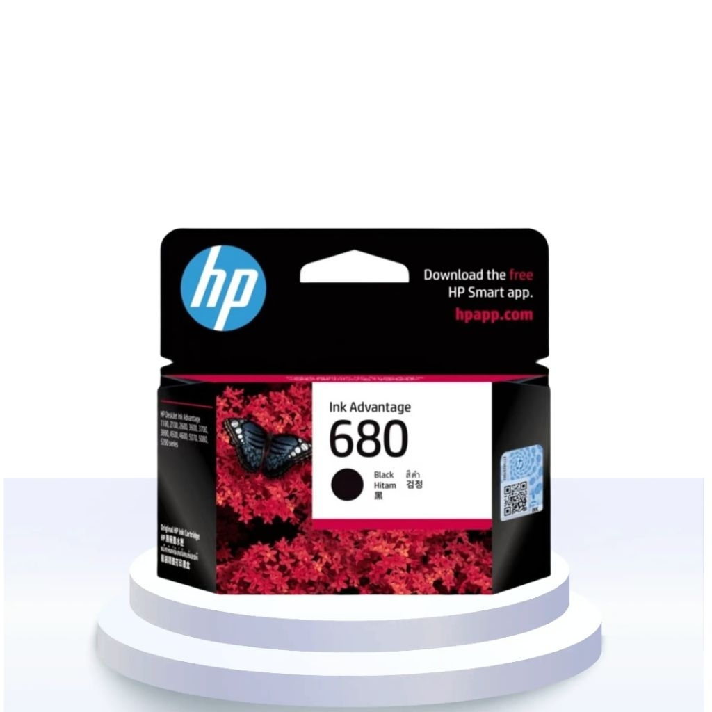 Tinta Cartridge Hp 680 Black [ Hitam ] Original 2135