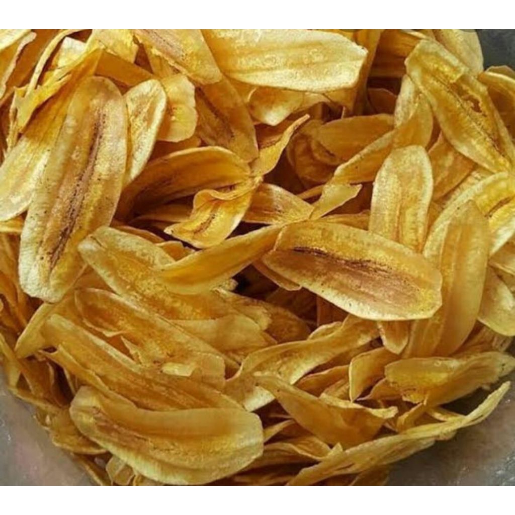 

Keripik Pisang Kepok Kuning Manis Renyah 250gr