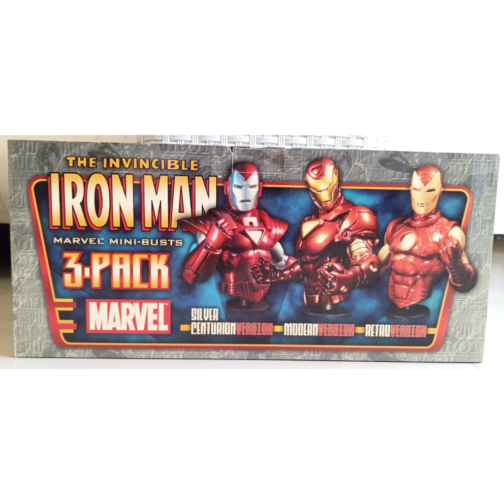 Bowen Mini Bust - The Invincible IronMan - 3 Pack A