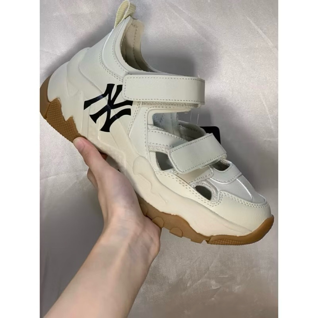 Sepatu MLB Bigball Chunky Mask NY Yankees Cream Original prelove