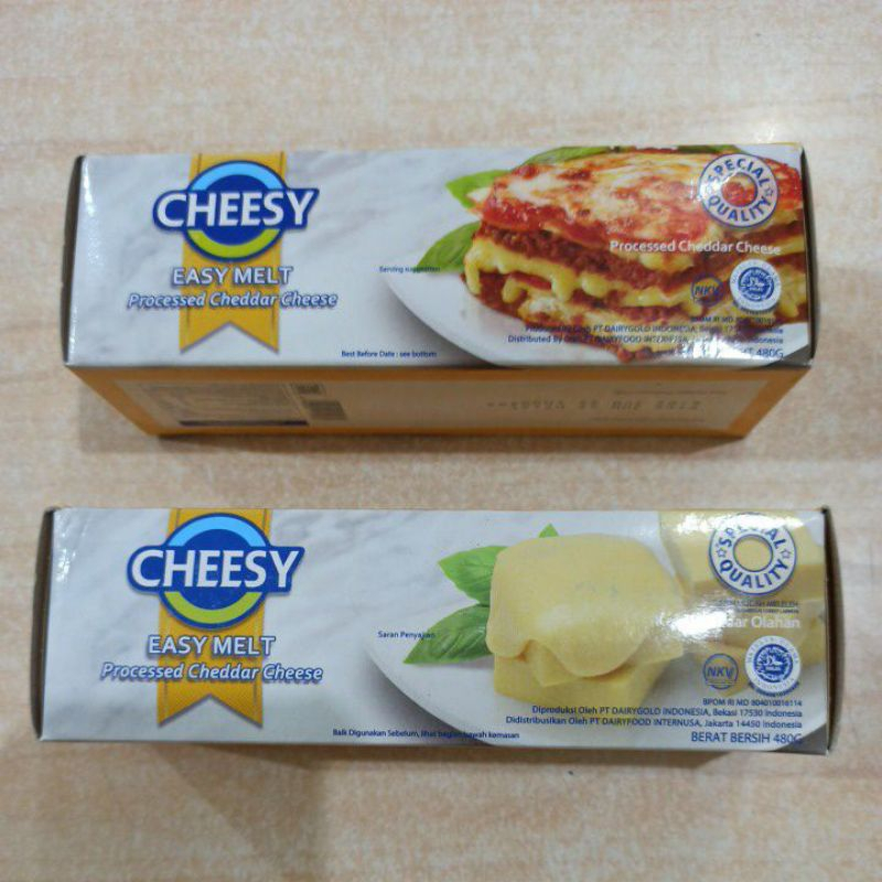 

480g Cheesy Easy Melt Processed Cheddar Cheese / keju cedar cepat meleleh