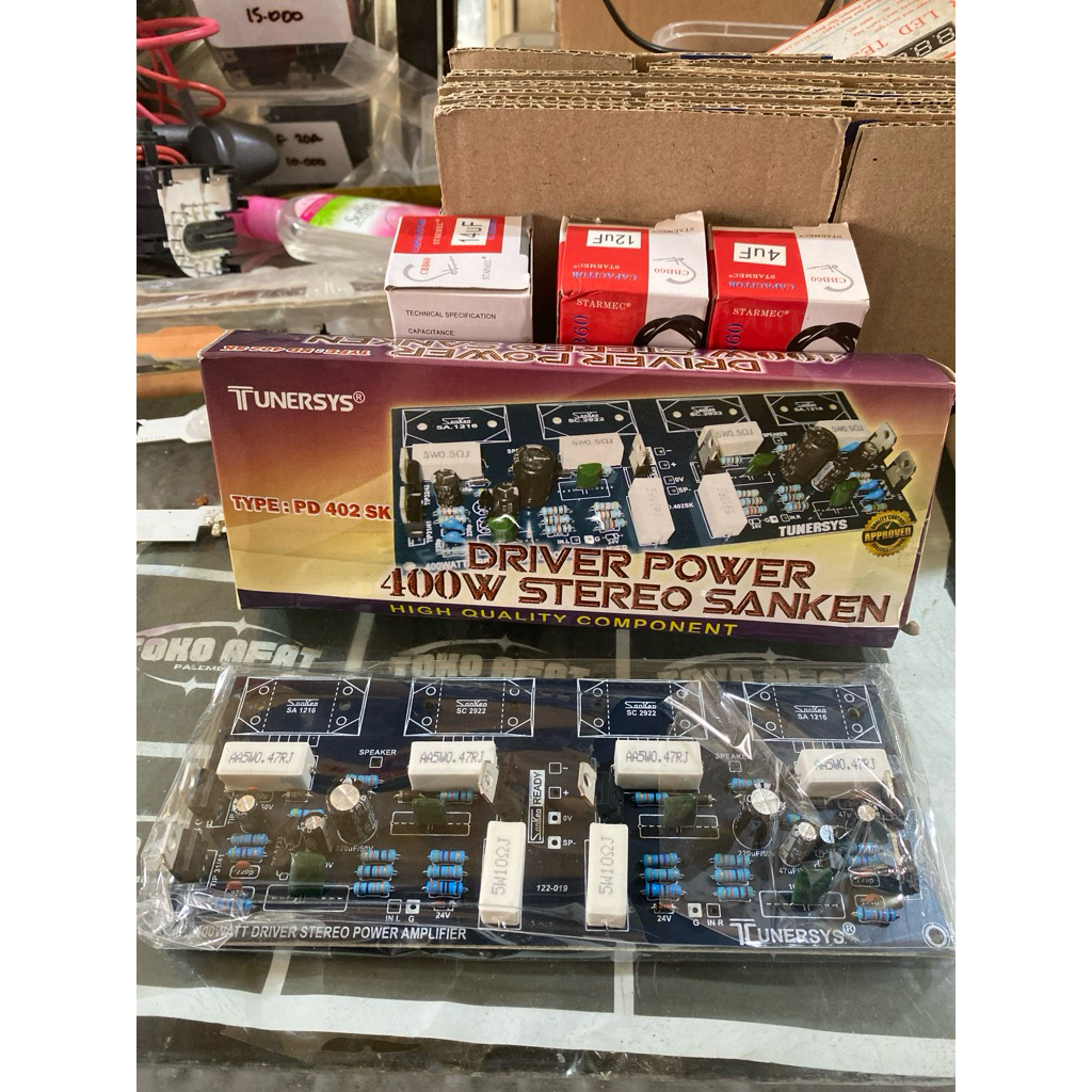 KIT DRIVER POWER 400W STEREO SANKEN TUNERSYS