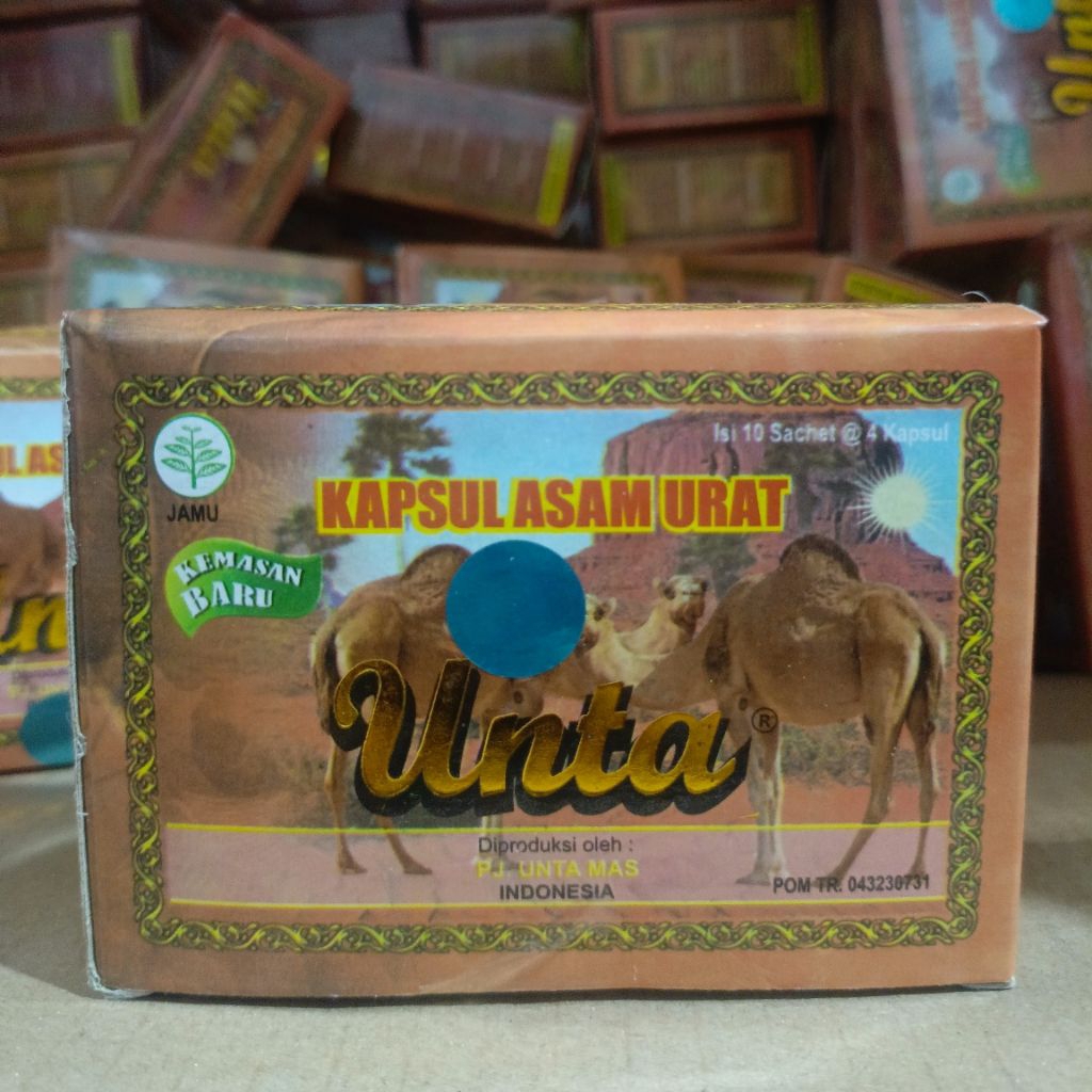 Kapsul asam urat Cap unta 100% ORI