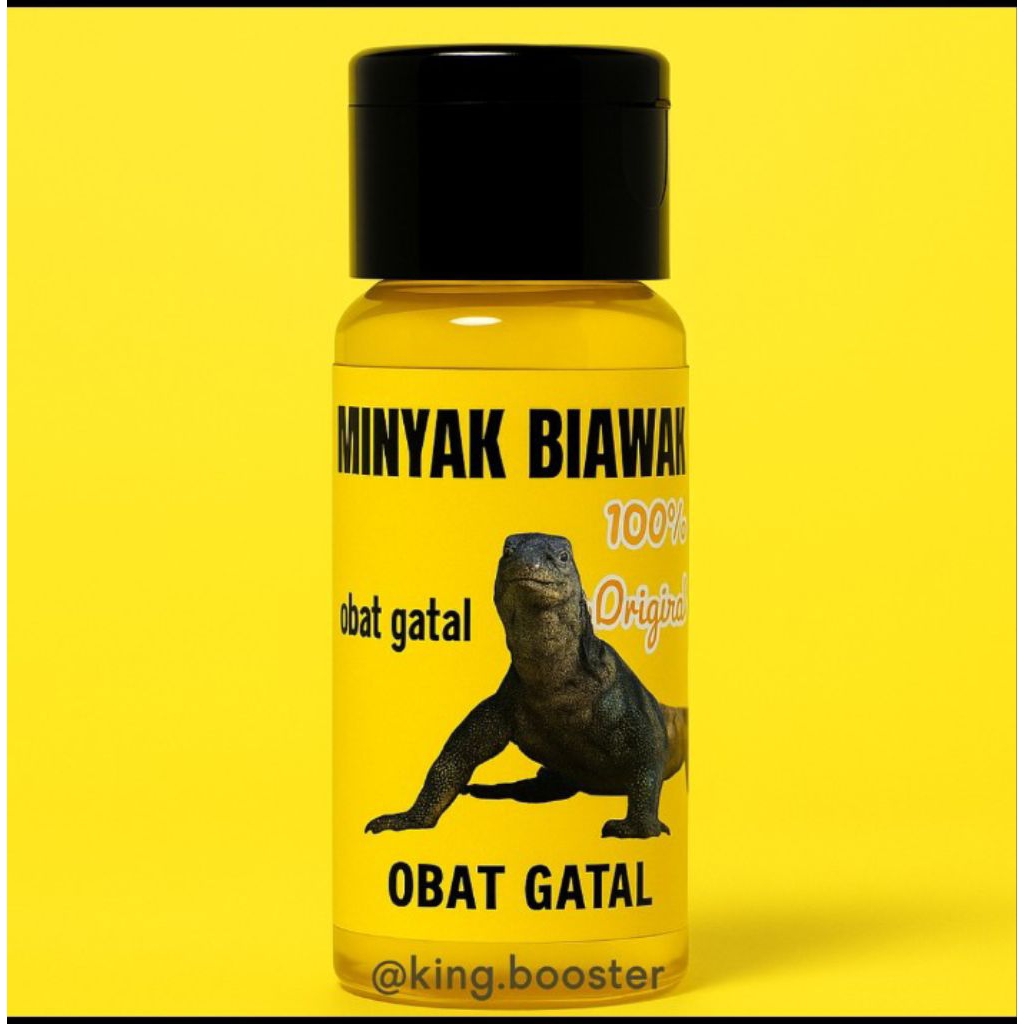 Minyak Biawak Asli 100% – Salva Oil Multifungsi: Gatal, Luka, Jerawat, Eksim