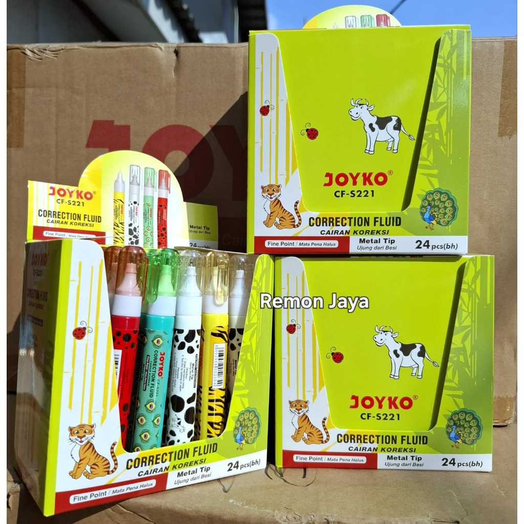 

PROMO TIP EX JOYKO CF-S221 / TIP EX CAIR (ISI 24 PCS)