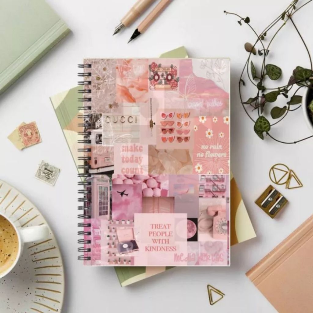 [Whispers] Buku Catatan Notebook A5 Aesthetic Buku Diary Journal Book Diary Book