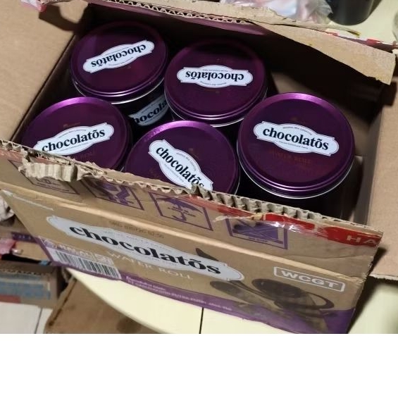 

Gery chocolatos wafer roll tin 310gr