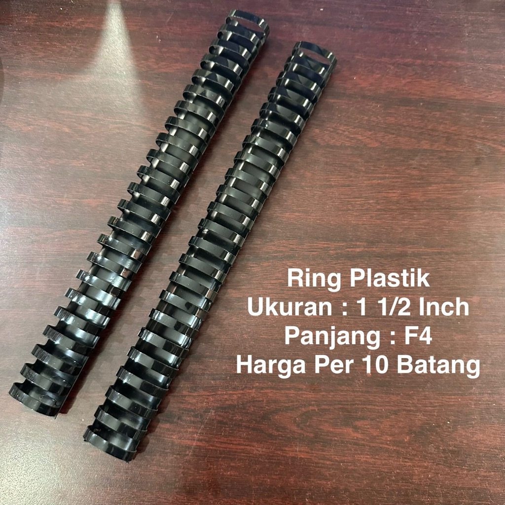 

Binder Ring Plastik F4 1 1/2 Inch ( 10 Batang )