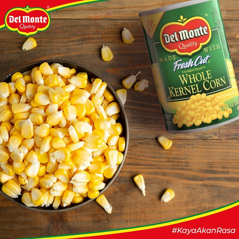 

DEL MONTE Whole Kernel 420gr - Jagung Pipil Kaleng Japil Jasuke - Kheiza Frozen