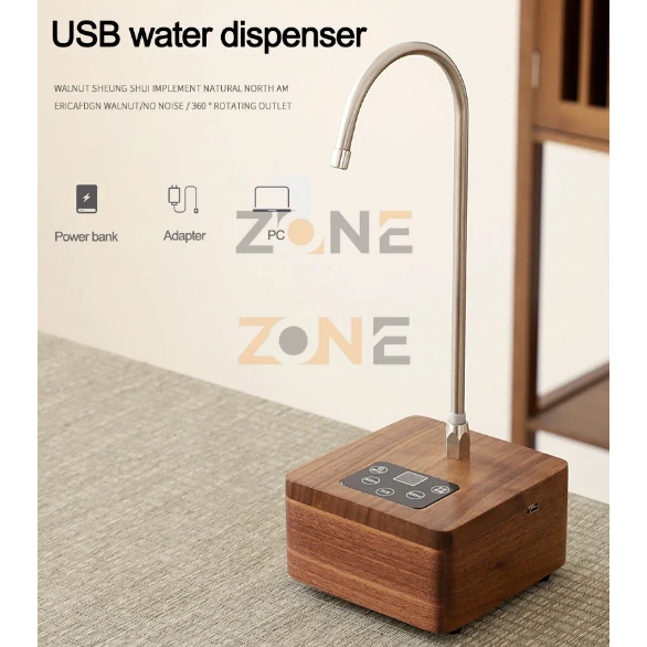 Pompa Air Elektrik Dispenser Air Isi Ulang USB Pompa Botol Air Minum Dispenser Minuman Rechargeable