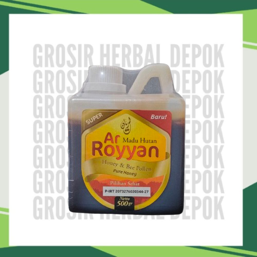 

Madu Hutan Ar Royyan 500gr – Murni Alami + Bee Pollen – Meningkatkan Stamina, Madu Murni Herbal