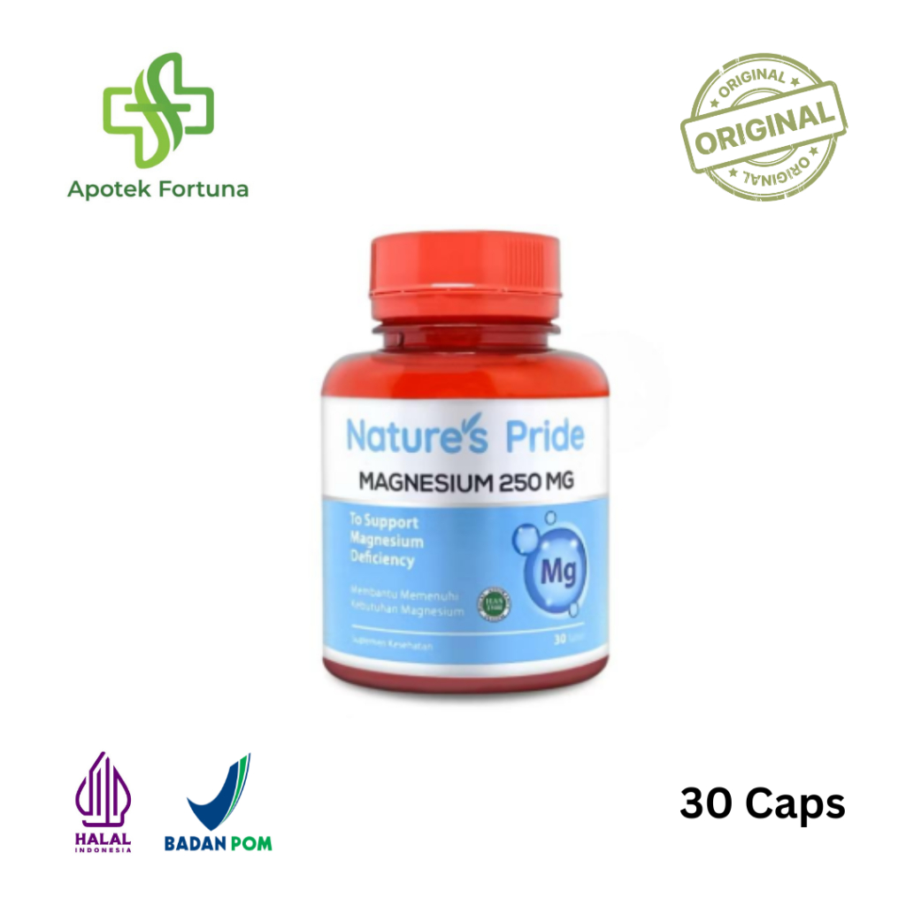 NATURE'S PRIDE MAGNESIUM 250 MG ISI 30/100 TABLET