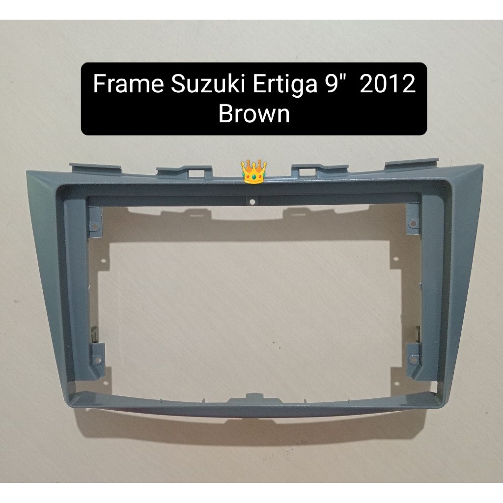 Frame Head Unit Android Ertiga 9"  2012 Brown / Frame Android Ertiga Lama, Swift 9 inch 2012 / Frame