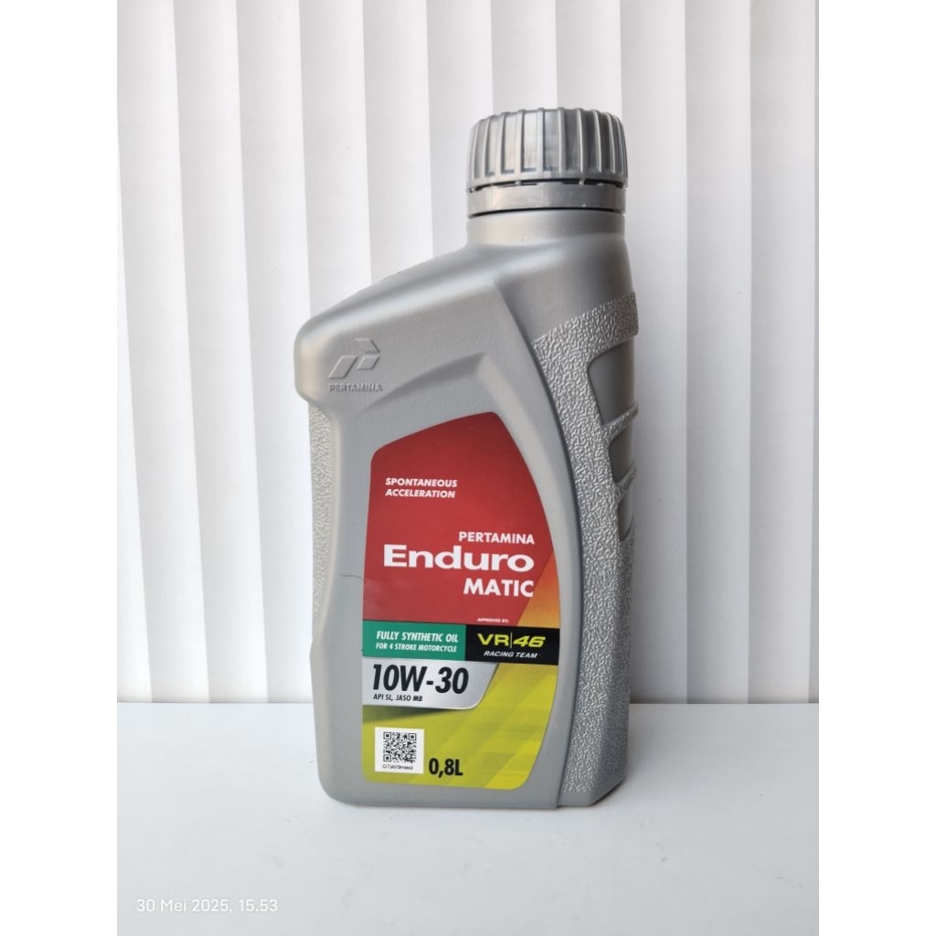 OLI ENDURO METIK 0,8 PELUMAS OIL MESIN MOTOR METIK UNIVERSAL SEMUA MOTOR METIK BEAT MIO