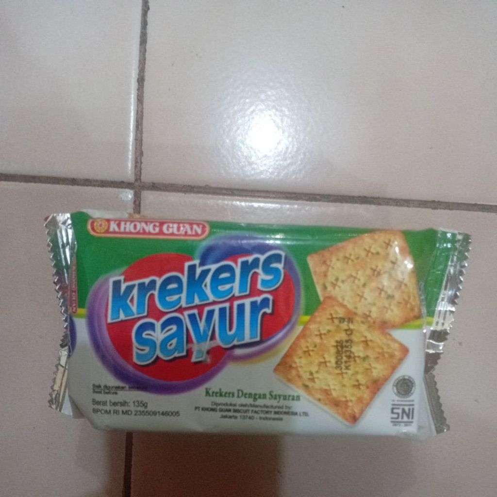 

Khong Guan Krekers Sayur 135gr 1 Bungkus