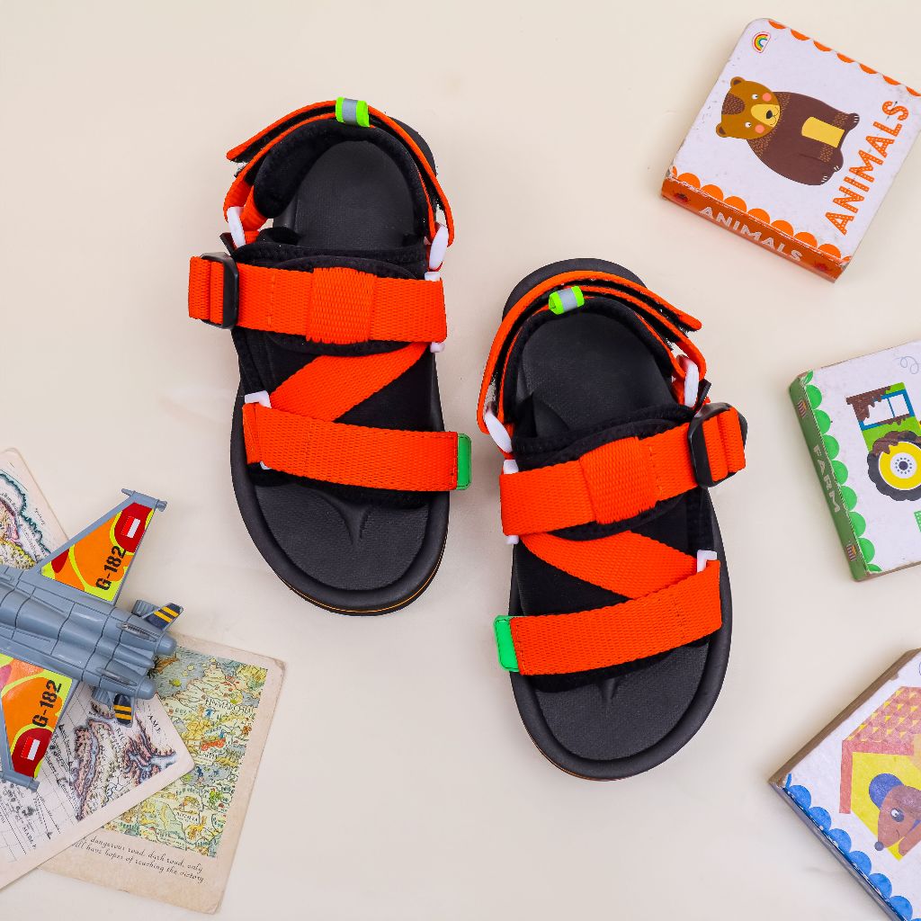 Ghulam Kids - Argus Sandal Casual Anak Laki Laki Anti Slip Sendal Flipflop Slop Empuk