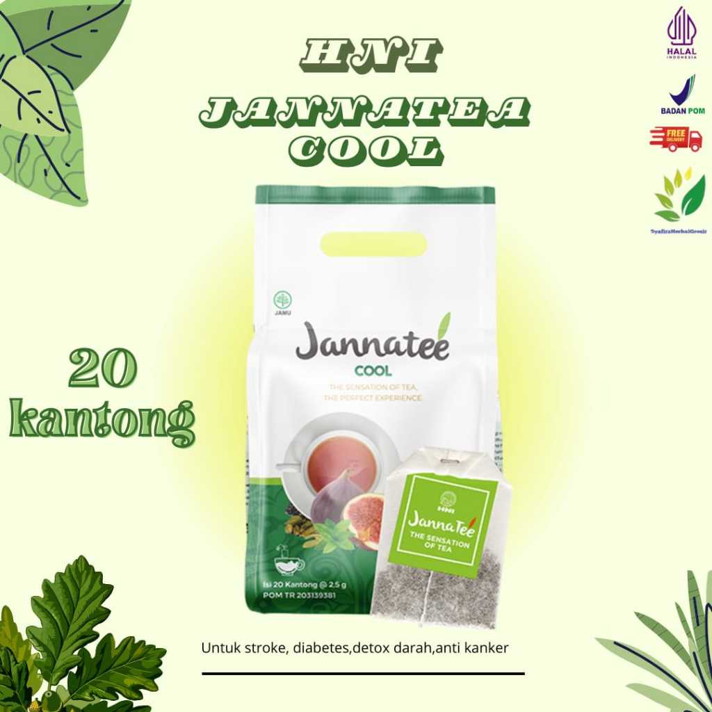 

HNI Jannatee Cool ORIGINAL Teh Herbal Sensasi Menyegarkan dan Melegakan Tenggorokan isi 20 kantong