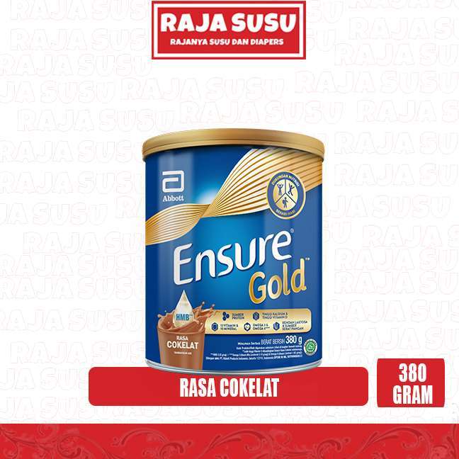 

ENSURE GOLD COKELAT 380GR - RAJA SUSU