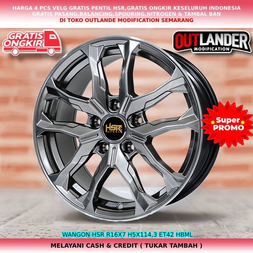 velg ring16 untuk mobil Almaz Cortez Estima Harier Hilux Innova Cresida dll hsr wangon ring16