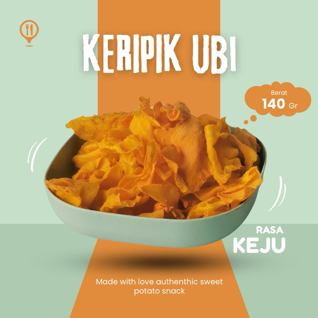 

Keripik Ubi Rasa Keju - Ubi Cilembu - Snack Ubi