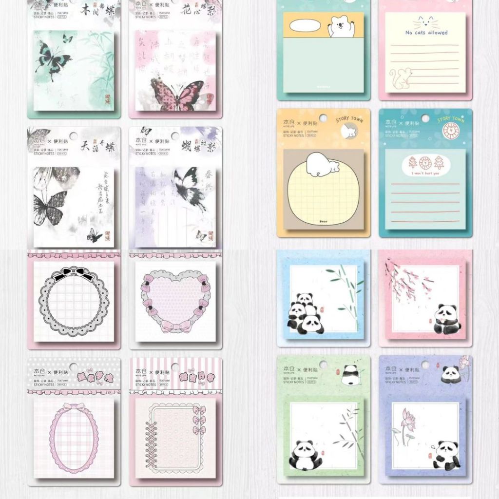 

Sticky Notes Tempel (isi 60 Lembar) ada Lem Sticky Tempel Memopad Kertas Notes