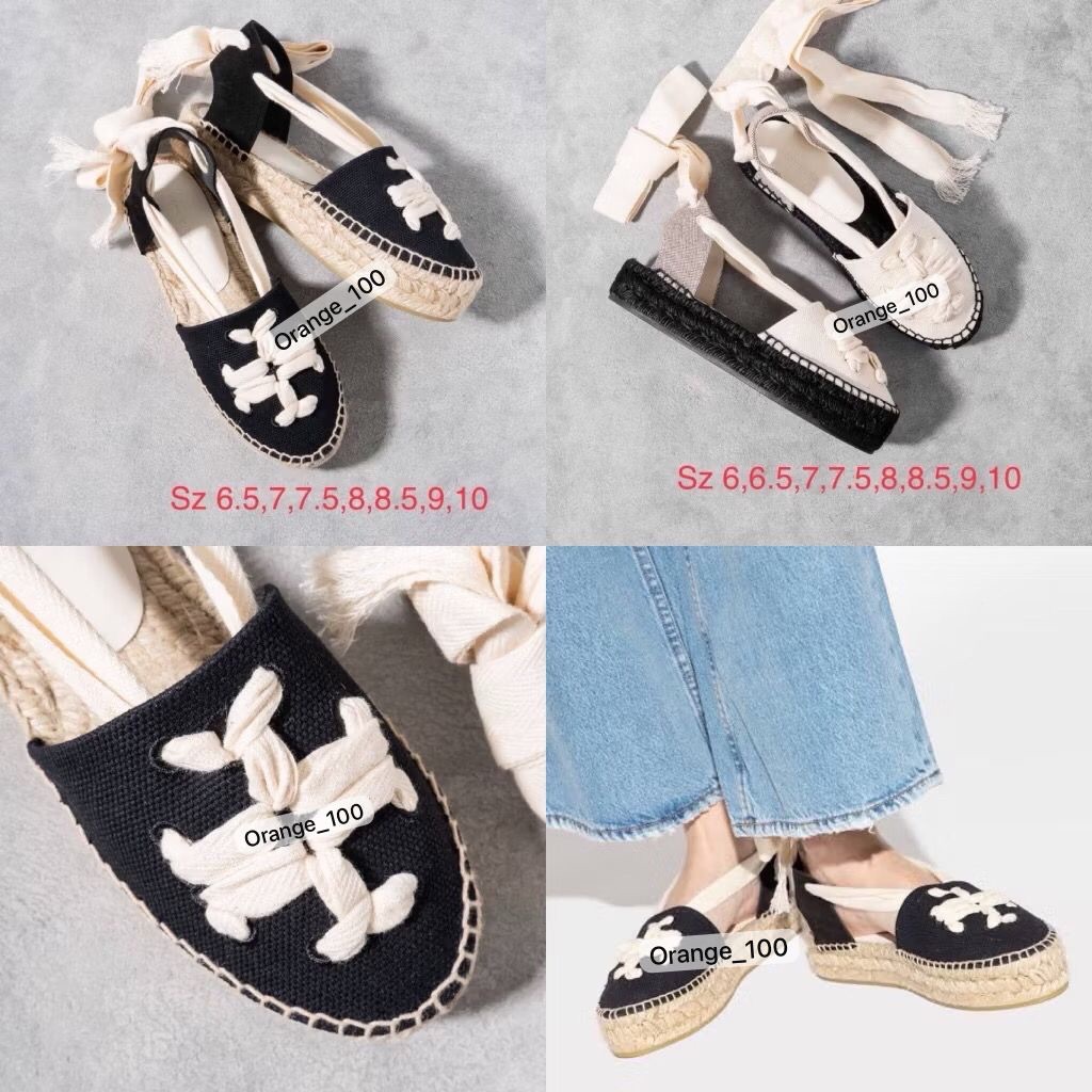 SEPATU/SANDAL WANITA TB RIBBON ESPADRILLE ORIGINAL