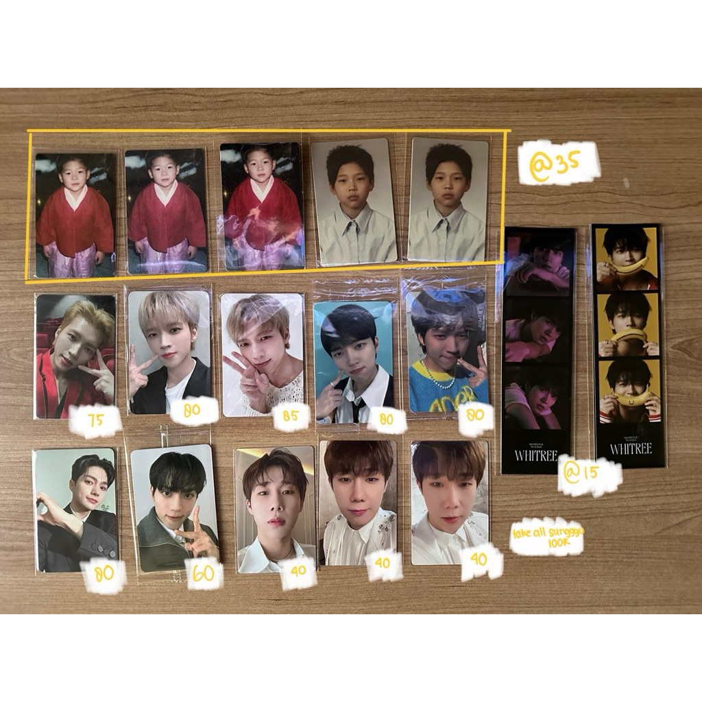 photocard infinite sunggyu dongwoo woohyun myungsoo