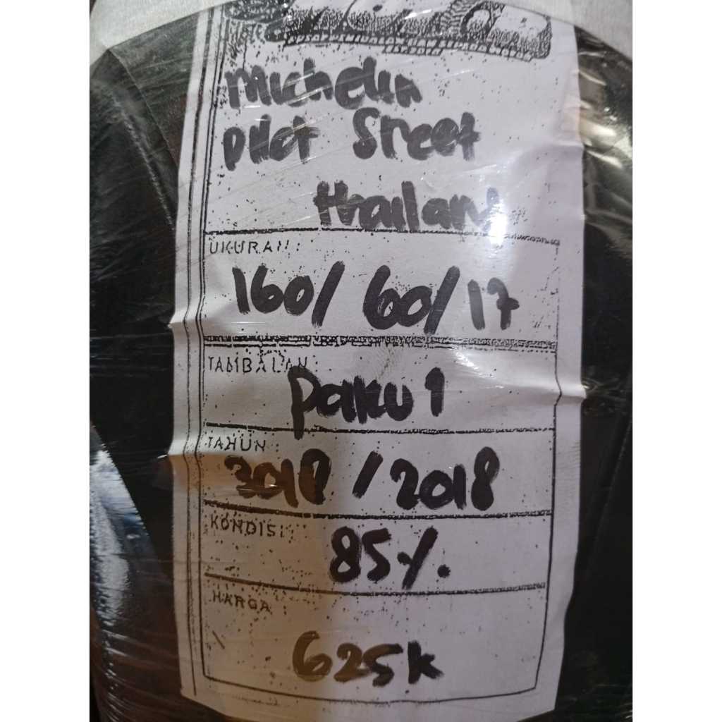 BAN COPOTAN MICHELIN PILOT STREET RADIAL RING 17 UKURAN 160 60 17 KODE3018
