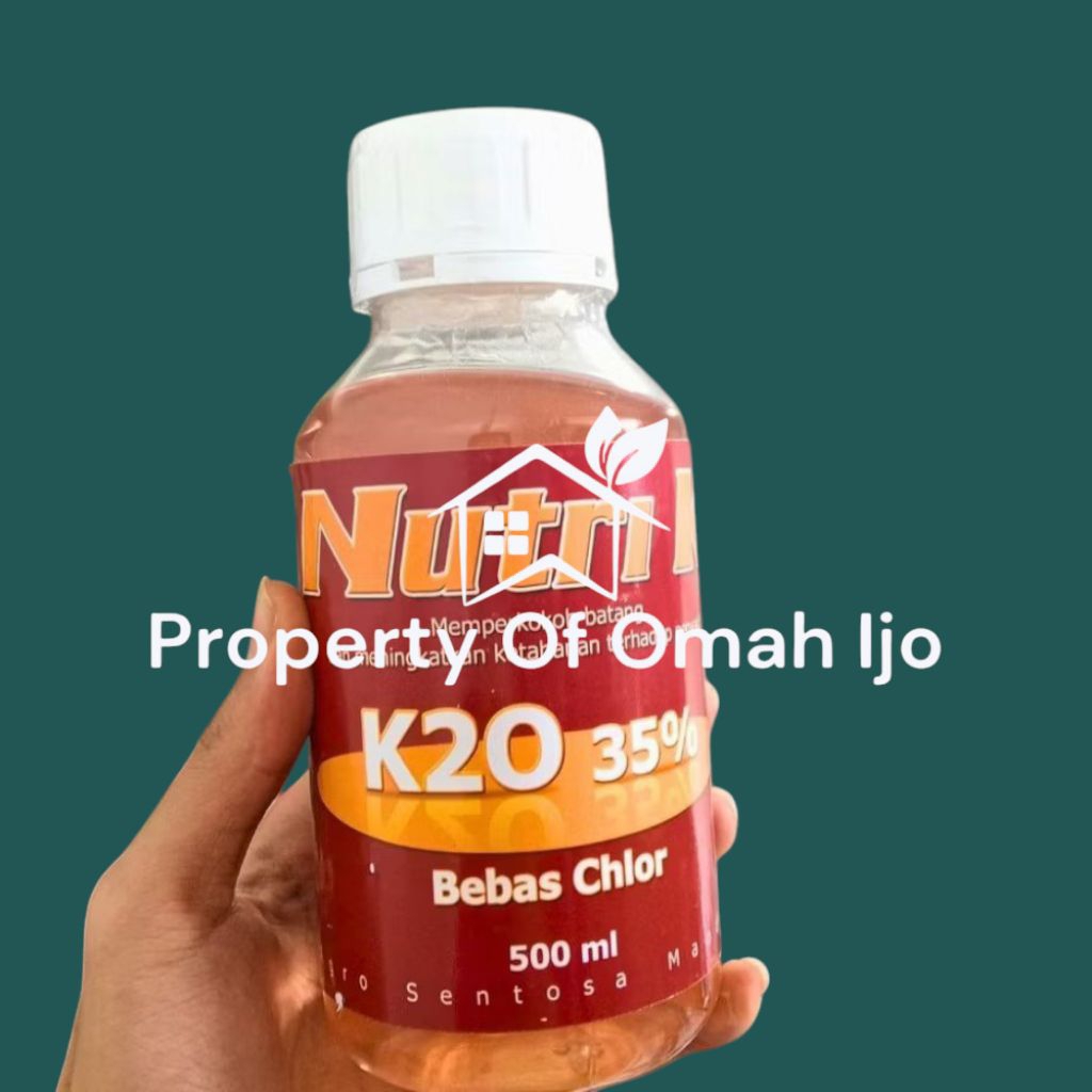 Nutri K Pupuk Cair 500ml K2O 35 Persen Bebas Chlor