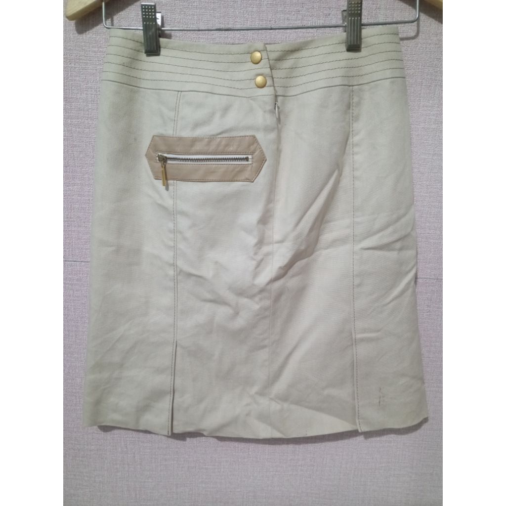 celana pendek rok jeans wanita zazie second