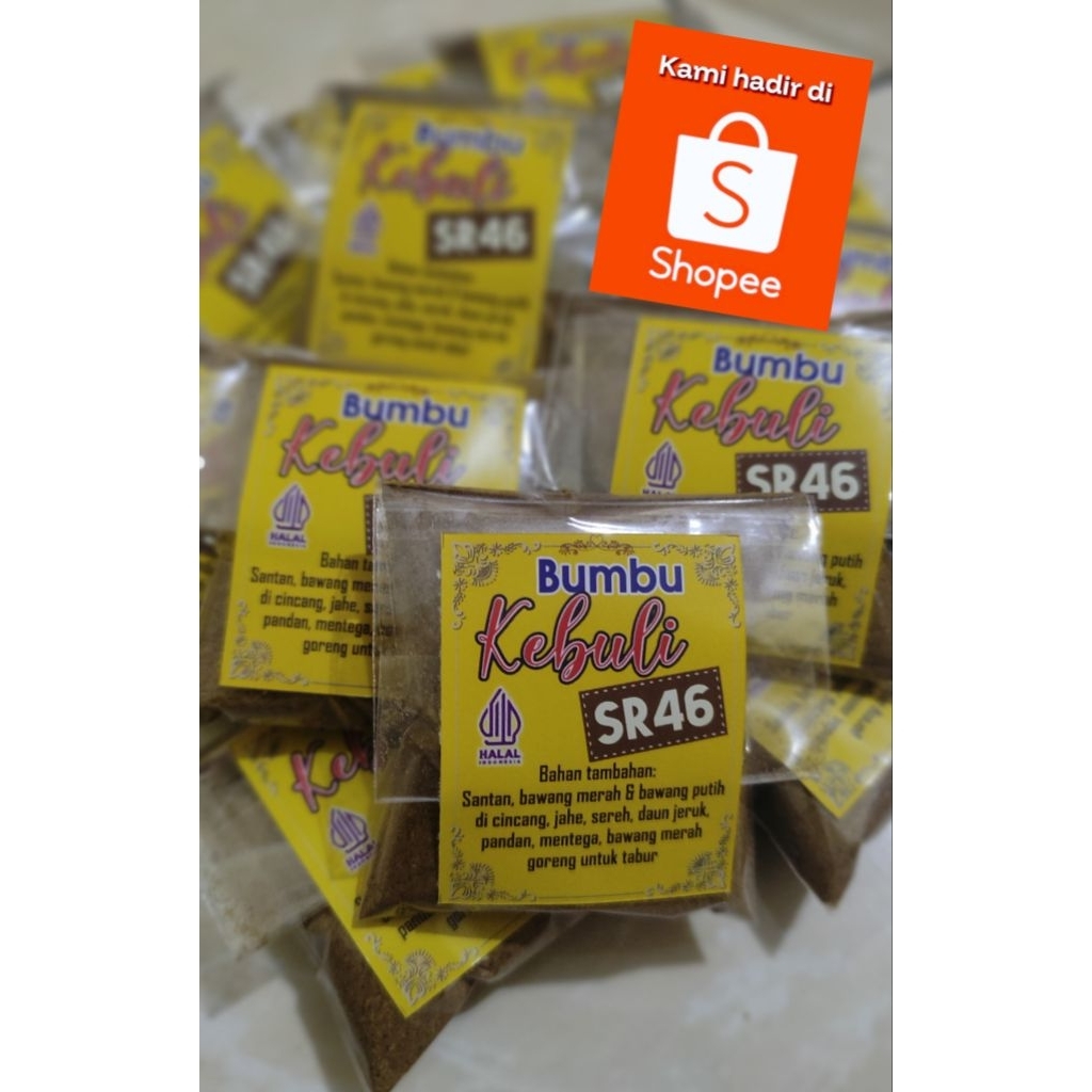 

[MURAH] Bumbu Rempah Kering Kebuli 24gr - Bumbu Kebuli Bahan Premium