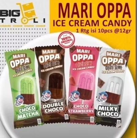 

Milky Candy Ice Cream Berbagai Rasa 1 Renceng isi 10pcs/Permen Susu Murah