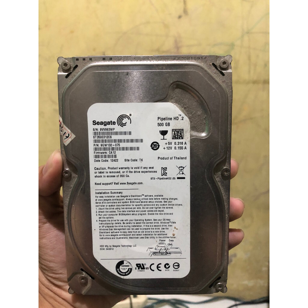 HDD SEAGATE PIPELANE HD.2 500GB