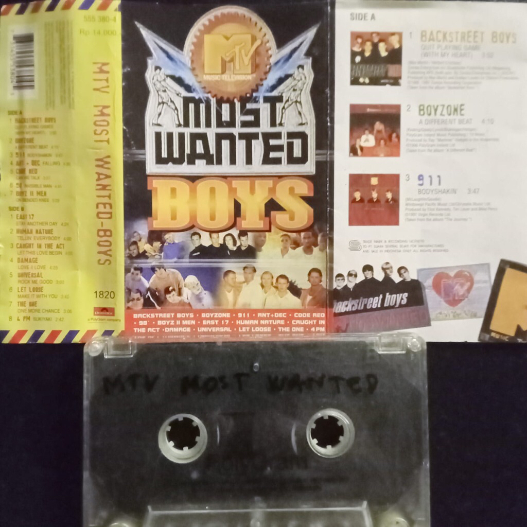 KASET PITA MTV MOST WANTED BOYS