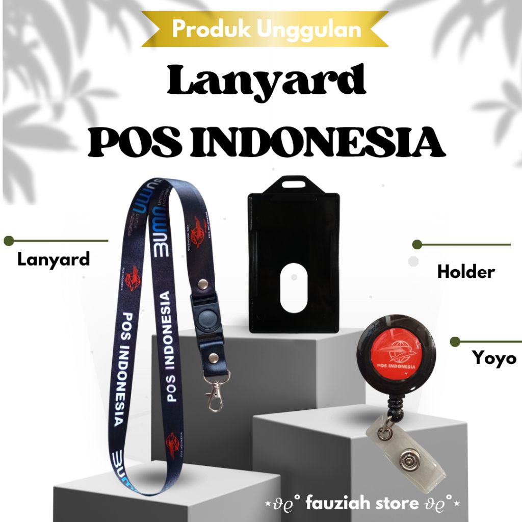 

READY! TALI ID CARD BUMN POS INDONESIA / LANYARD BUMN POS IND TERMURAH!!!