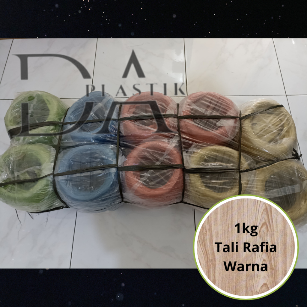 

Tali Rafia Warna 1kg | Tali Serbaguna Kuat dan Tahan Lama